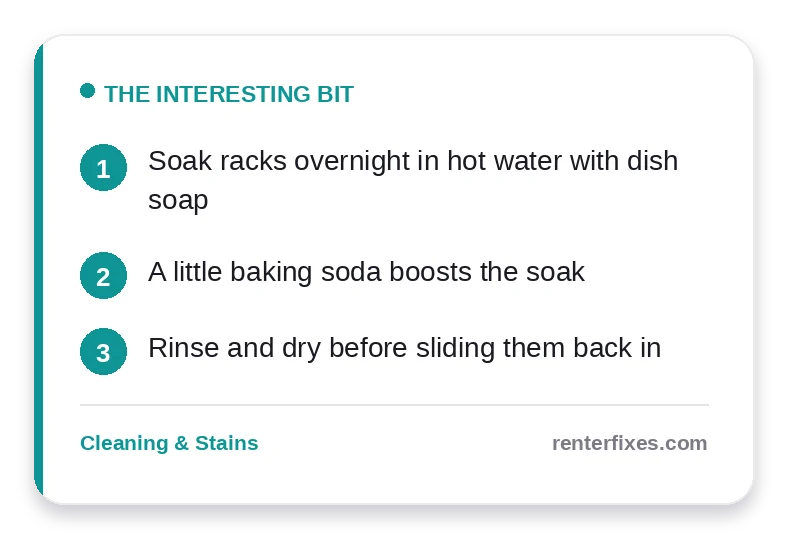 The Best Way to Clean Oven Racks Without Scrubbing — key takeaways