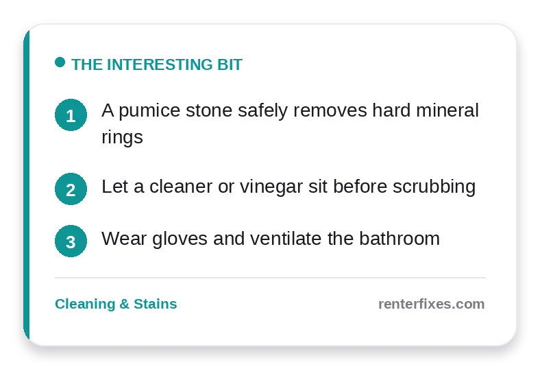 How to Remove Toilet Bowl Stains That Won’t Budge — key takeaways