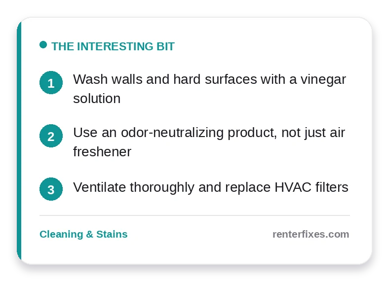 How to Get Smoke Smell Out of a Rental Apartment — key takeaways