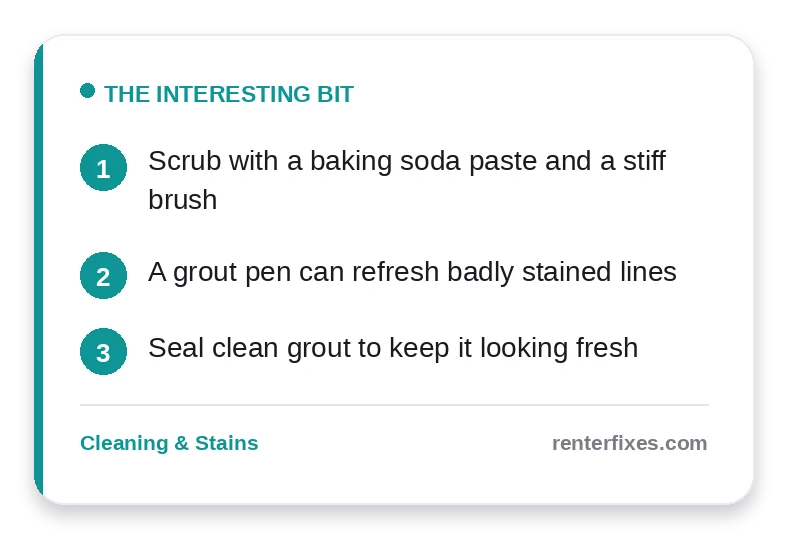How to Clean Grout in a Rental Bathroom (Landlord-Ready) — key takeaways