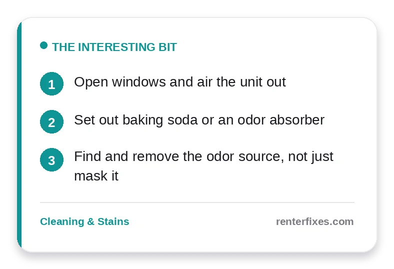 How to Deodorize a Rental Apartment Fast Before Inspection — key takeaways