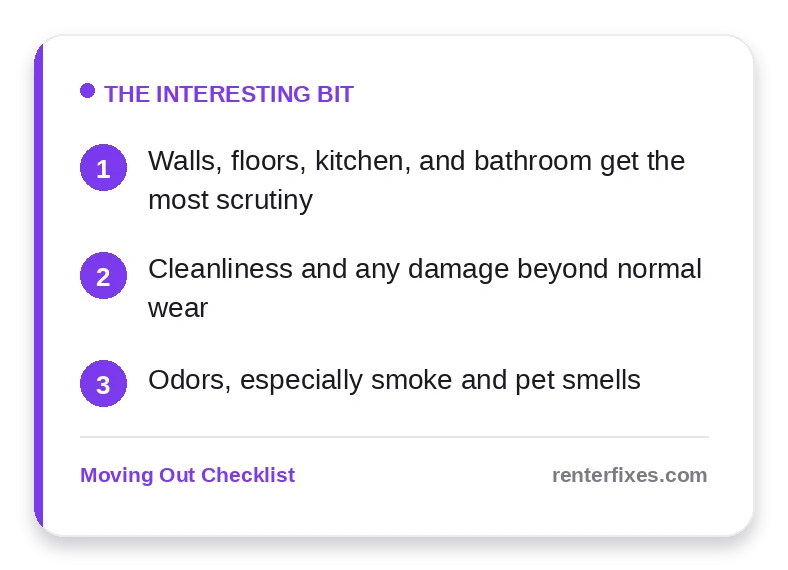 What Landlords Actually Look For During Move-Out Inspections — key takeaways
