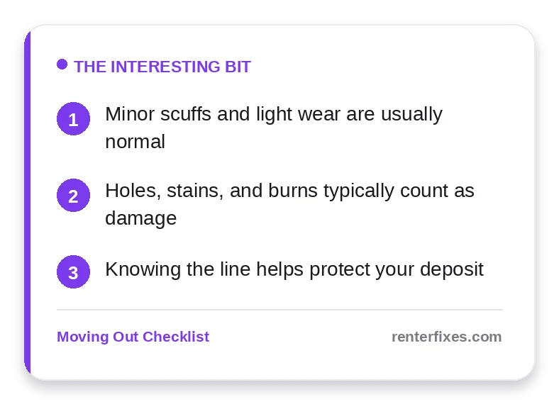 Normal Wear and Tear vs. Damage: The Renter’s Guide — key takeaways