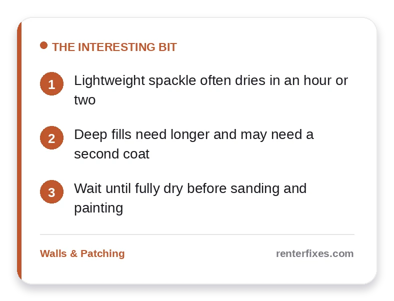 How Long Does Spackle Take to Dry? (And When to Paint Over It) — key takeaways