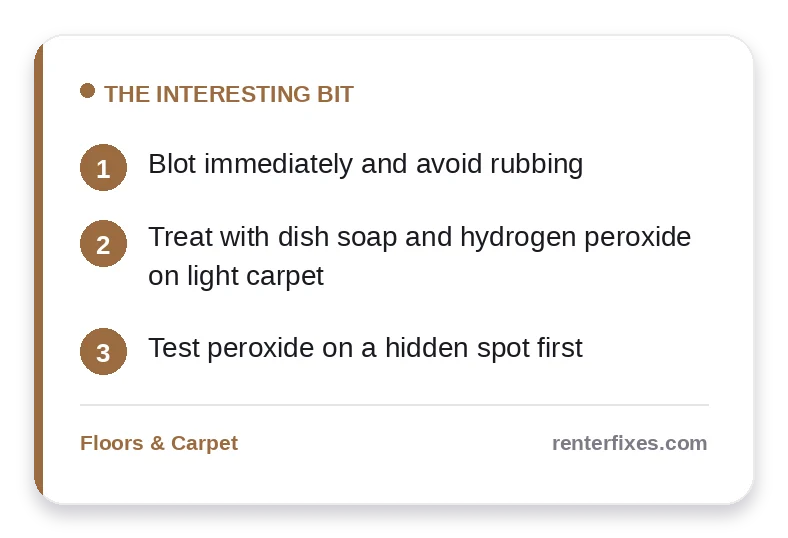 How to Remove Red Wine Stains From Carpet (Step by Step) — key takeaways