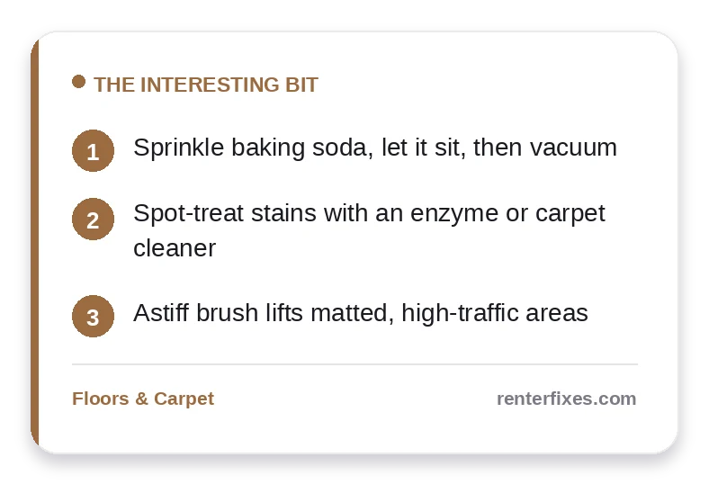How to Deep Clean Carpet in a Rental Without a Machine — key takeaways
