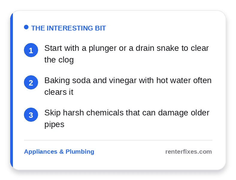 How to Unclog a Drain in a Rental Without Chemicals — key takeaways