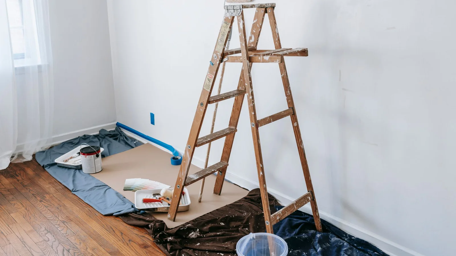 Painting Over Water Stains on Rental Walls